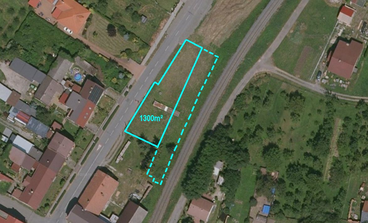 Prodej komerčního pozemku 1300m² - Bílavsko